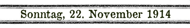 22. November 1914