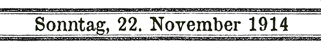 22. November 1914