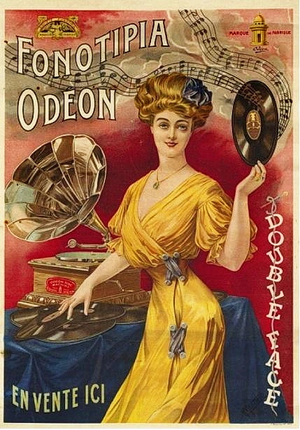 Plakat für Fonotipia Odeon, ca. 1904