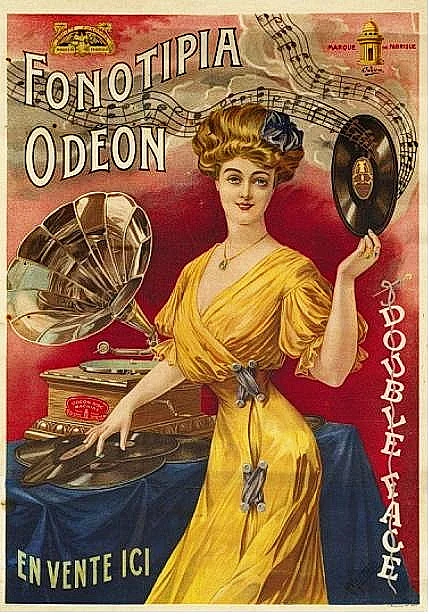 Plakat für Fonotipia Odeon, ca. 1904
