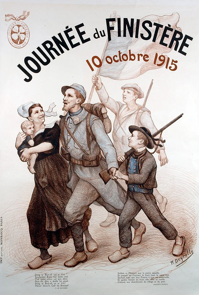 Französisches Kriegsplakat aus dem Jahr 1915