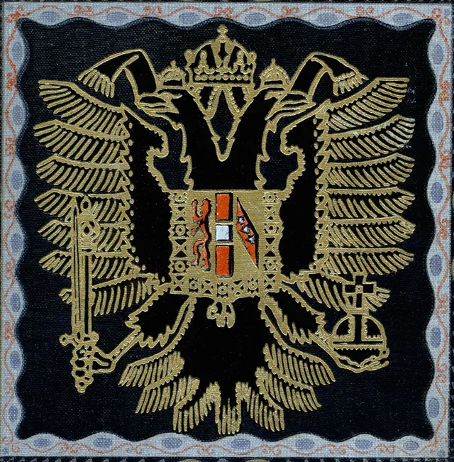 Das Doppeladler-Emblem der Doppelmonarchie