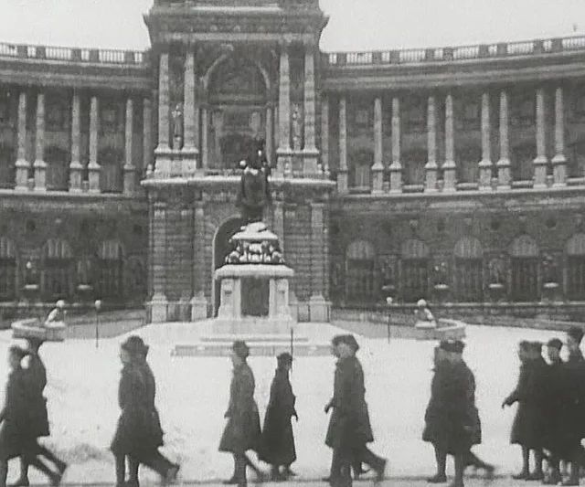 US-Truppen in Wien - vor der Neuen Hofburg