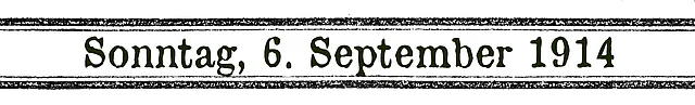 6. September 1914