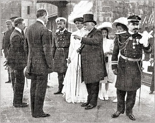 Zar Nikolaus II. zu Besuch in Frankreich