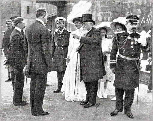 Zar Nikolaus II. zu Besuch in Frankreich
