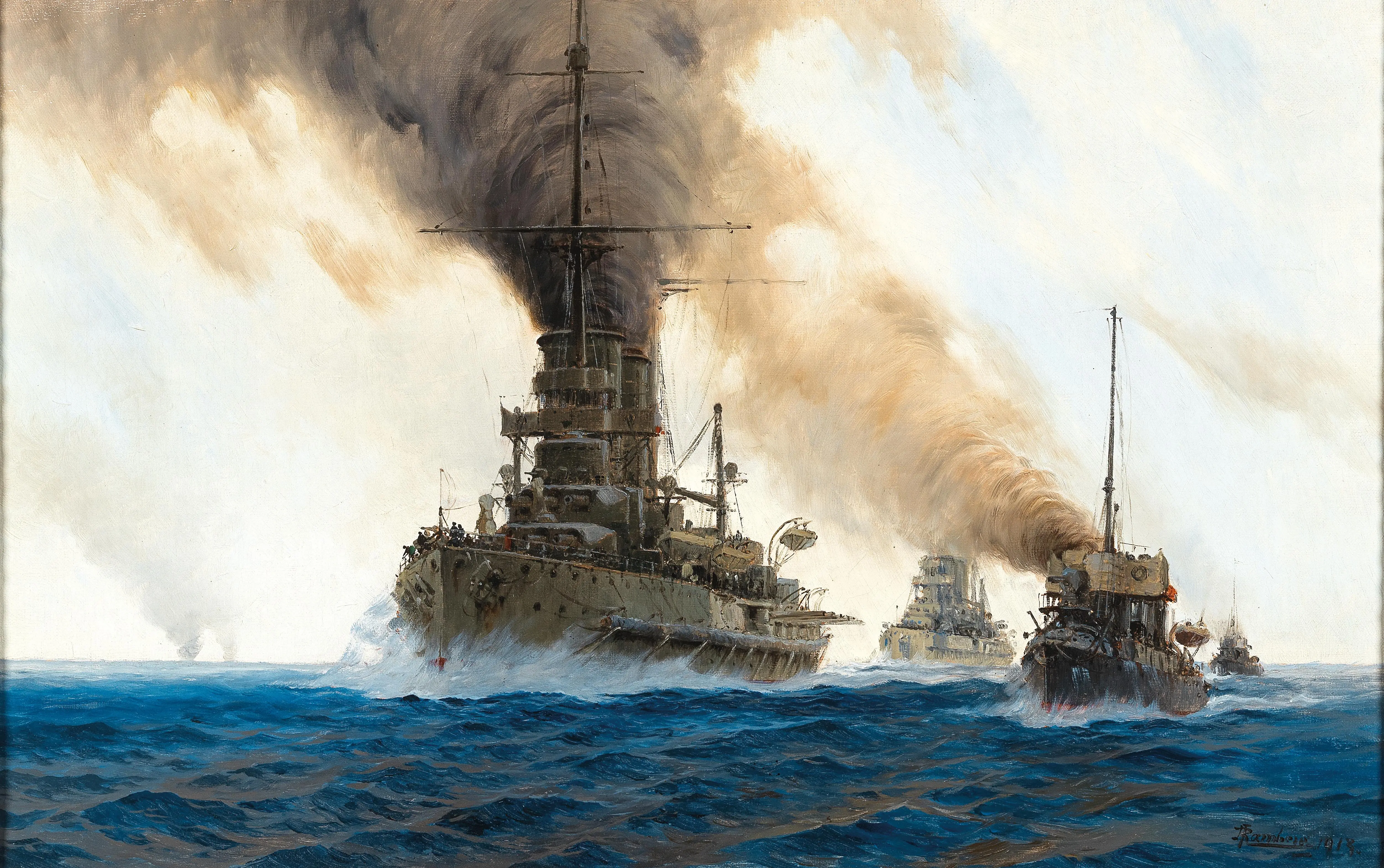 SMS Viribus Unitis und SMS Thegetthoff