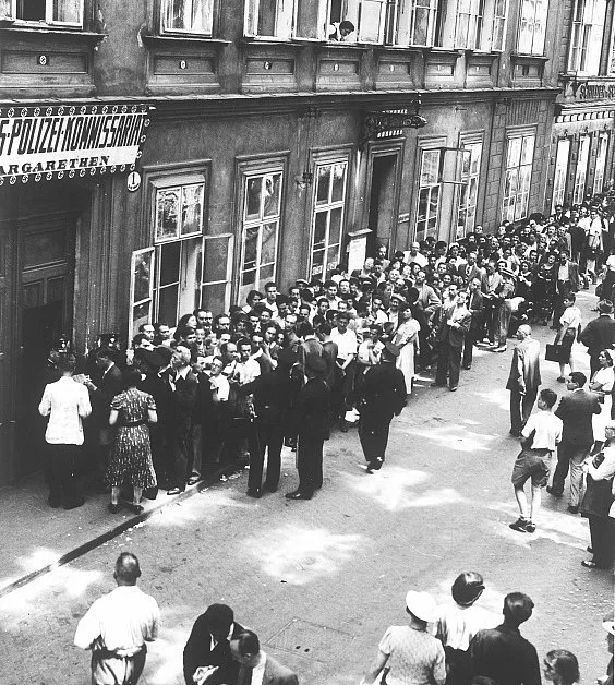 <p>Polizeikommissariat in Margarethen (1938)</p>