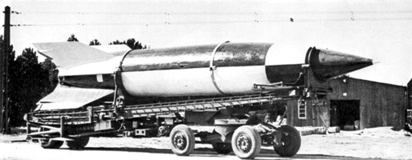 Eine A4/V2 aus dem Meillerwagen