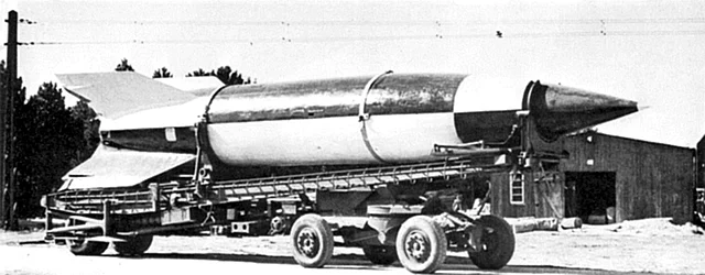 Eine A4/V2 aus dem Meillerwagen