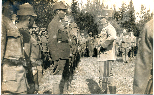 Kaiser Karl I. auf Frontbesuch in der Italienfront