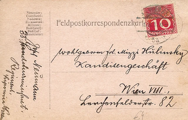 Feldpostkarte 1914