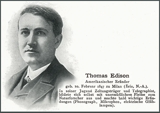 Edison-Postkarte