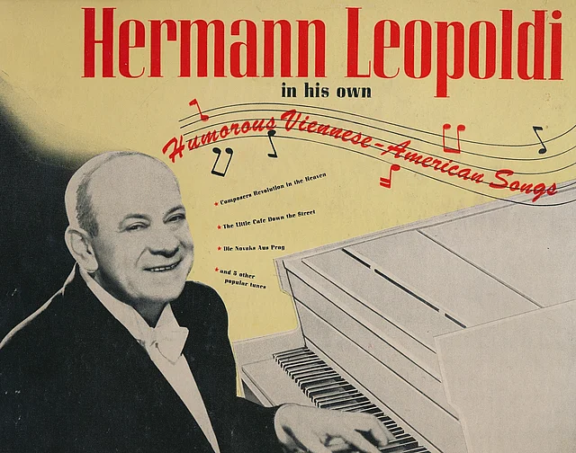 Albumcover (1946) "Hermann Leopoldi in his own Humorous Viennese-American Songs"