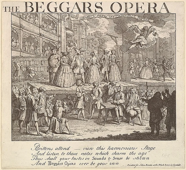<p>Opernaufführung in England, 1728</p>