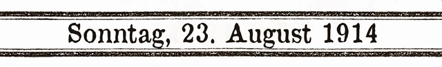23. August 1914