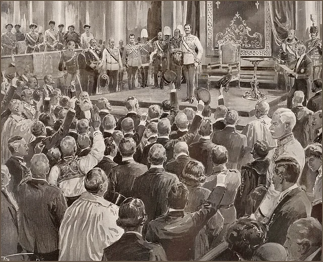 Wiedereröffnung des Reichsrates