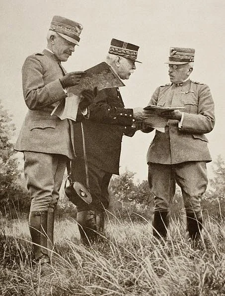 Der französische General Joffre und der italienische General Cadorna