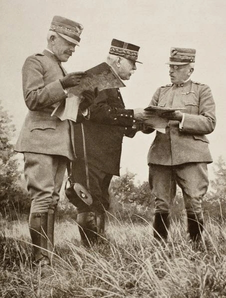 Der französische General Joffre und der italienische General Cadorna