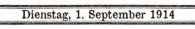1. September 1914