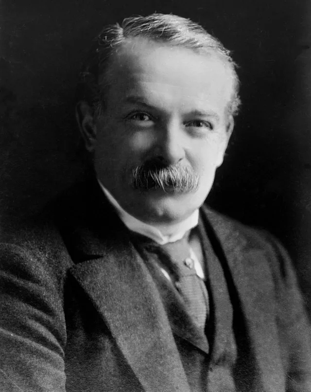Der britische Schatzkanzler David LLoyd George