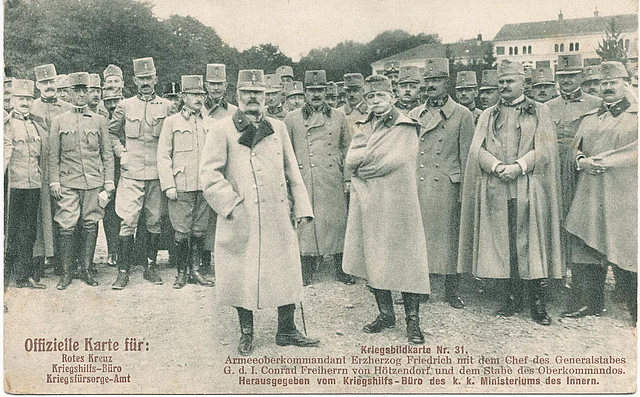 Erzherzog Friedrich und Franz Conrad von Hötzendorf
