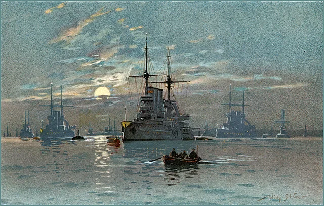 Die k. u. k. Flotte in Cattaro