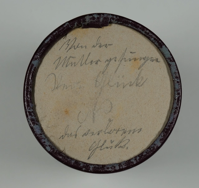 Handschriftlicher Titel einer Privataufnahme „Von der Mutter gesungen“