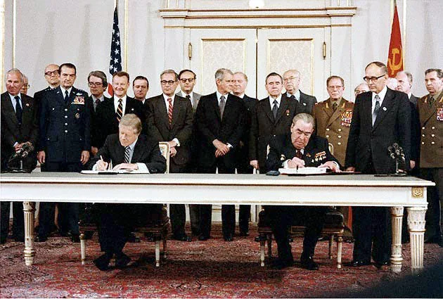 Die Unterzeichnung von SALT II in Wien