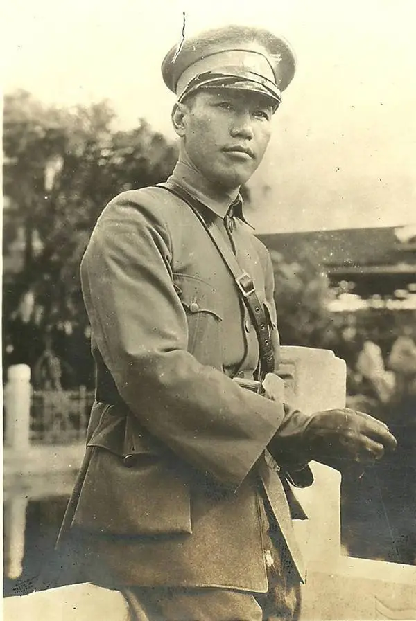 Tschiang Kai-schek während des Nordfeldzuges zur Wiedervereinung Chinas unter der Kuomintang