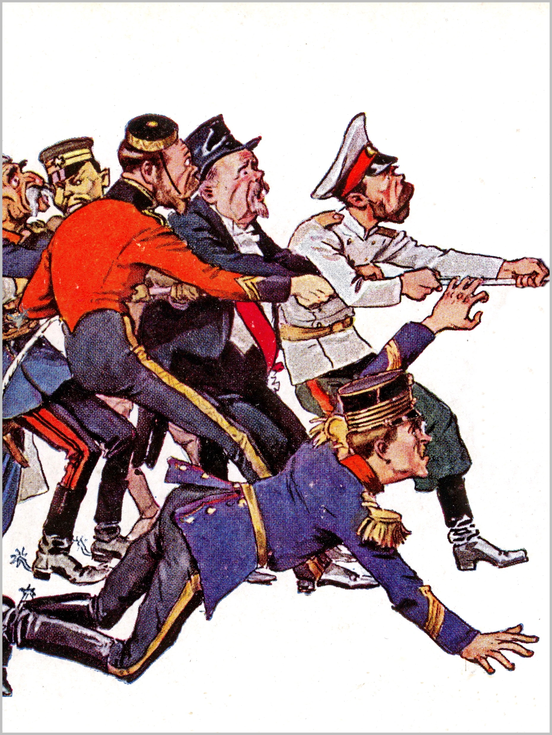 Das europäische Gleichgewicht 1914 - Karikatur
