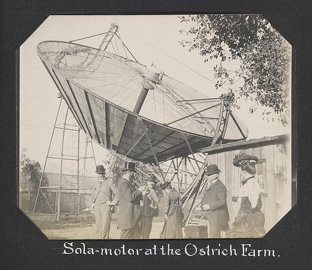 Der Solar-Motor - eine Aparatur zur Nutzung der Sonnenenergie vor dem Ersten Weltkrieg