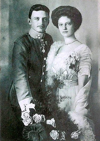 Erzherzog Karl und seine Gemahlin Zita von Bourbon-Parma