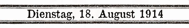 18. August 1914