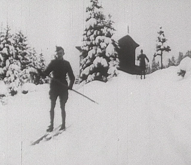 US-Truppen am Semmering beim Skifahren