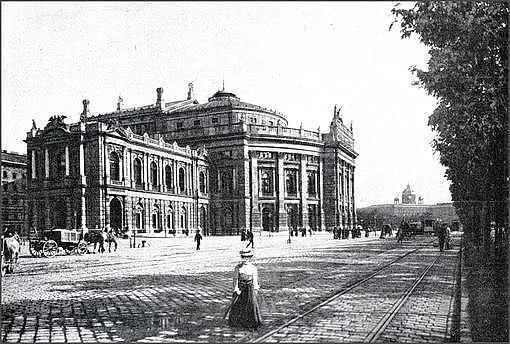 Das Wiener Burgtheater um 1908