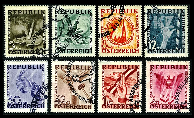 Marken zur Ausstellung: Niemals vergessen!