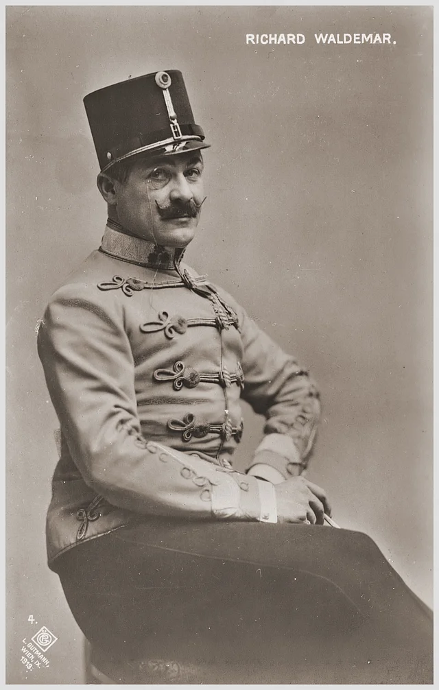 Richard Waldemar in k. u. k. Uniform