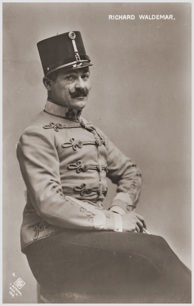 Richard Waldemar in k. u. k. Uniform