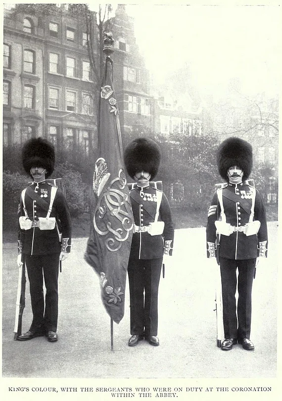 Grenadier Guards Colour Party 1911
