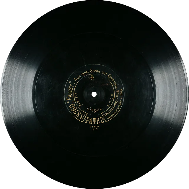 Pathé-Platte aus dem Jahr 1908