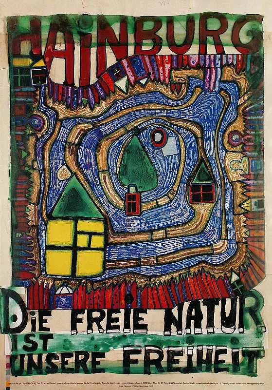 Plakat zum Konrad-Lorenz-Volksbegehren 1985