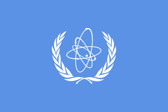 Flagge der IAEA