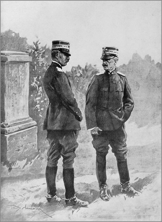 Viktor Emanuel III. und General Cadorna