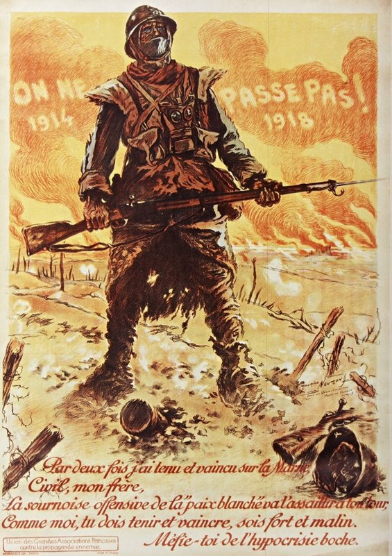 On Ne Passe Pas - 1914 - 1918