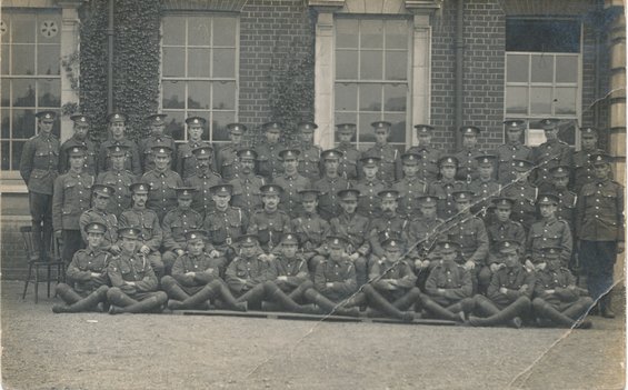 Gruppenbild britischer Soldaten