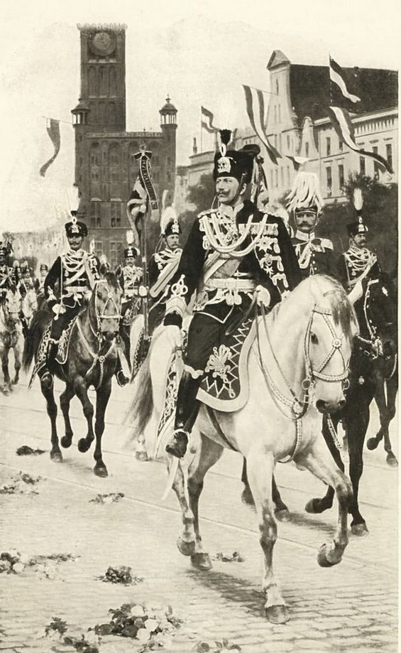 Wilhelm II. als Totenkopf-Husar