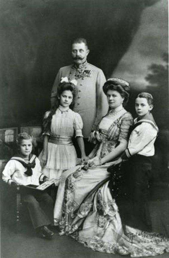 Thronfolger Franz Ferdinand und Familie