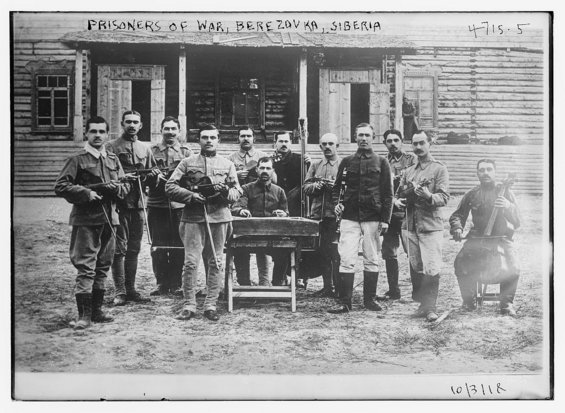 Österreich-ungarische Kriegsgefangene 1918 in Sibirien