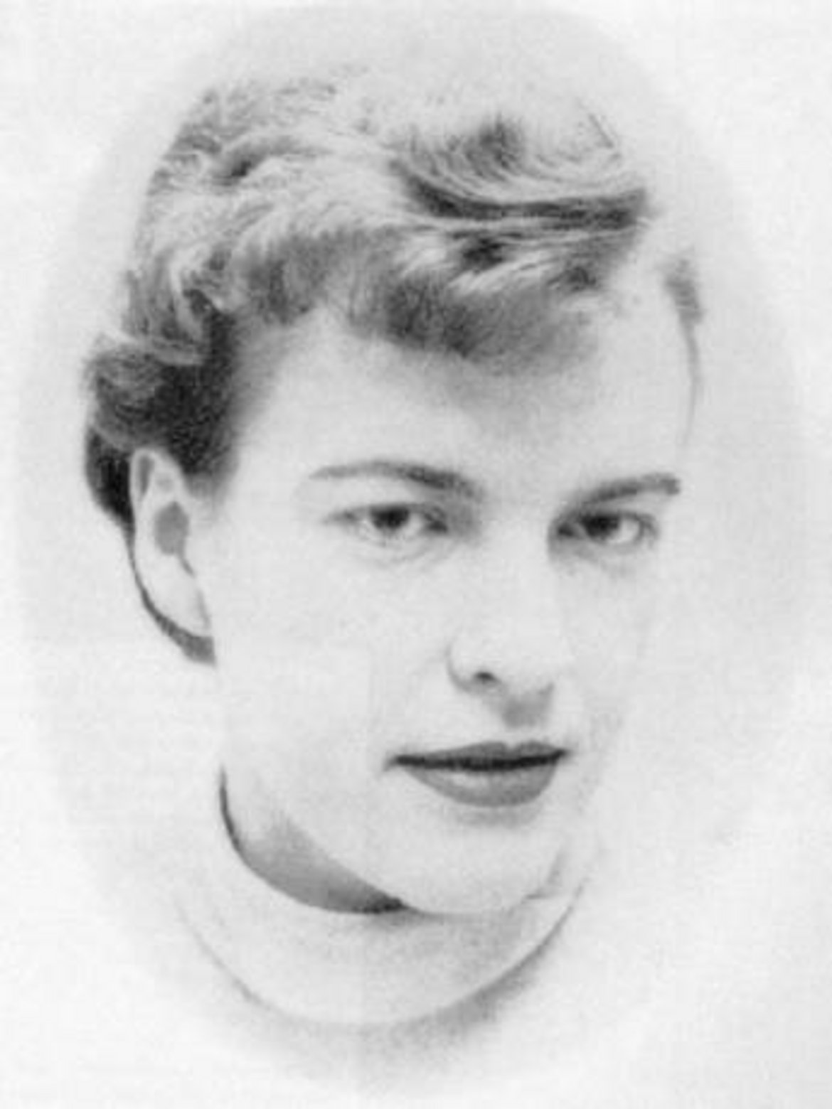 Die Literatin Ingeborg Bachmann (1926–1973) im Jahr 1952.